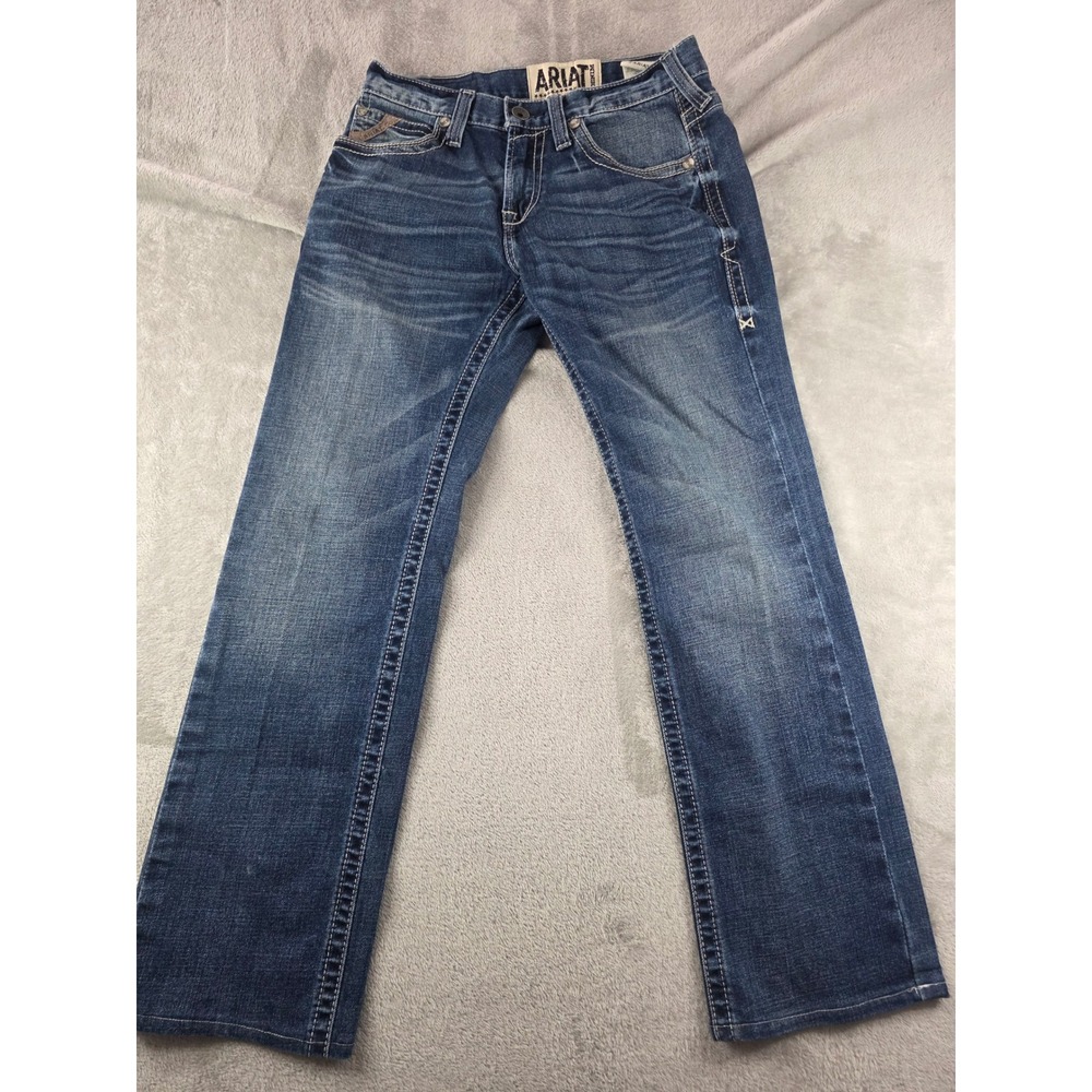 Ariat Jeans Mens 30x32 Blue M7 Rocker Straight Leg Denim Pants